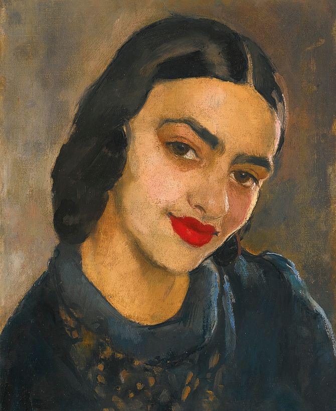 Amrita Sher-Gil Self portrait