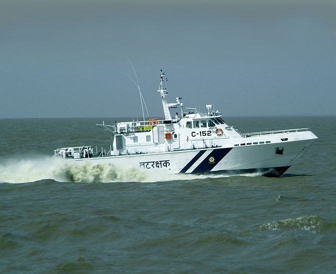 A Coast Guard vessel
