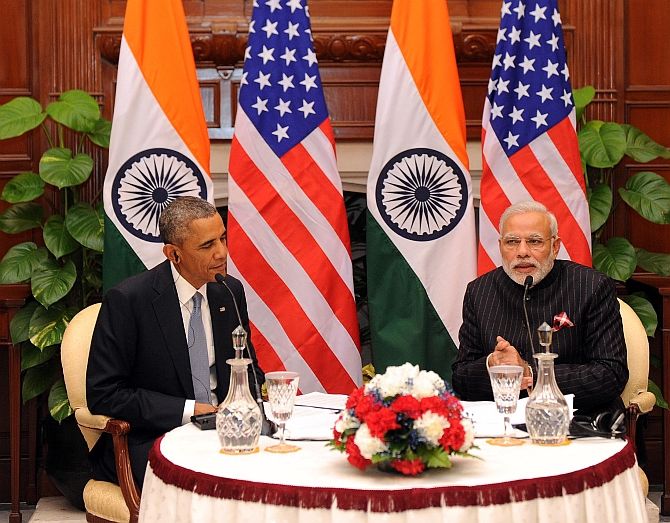 Prime Minister Narendra Modi and US President Barack Obama
