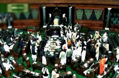 Disruption in Parliament