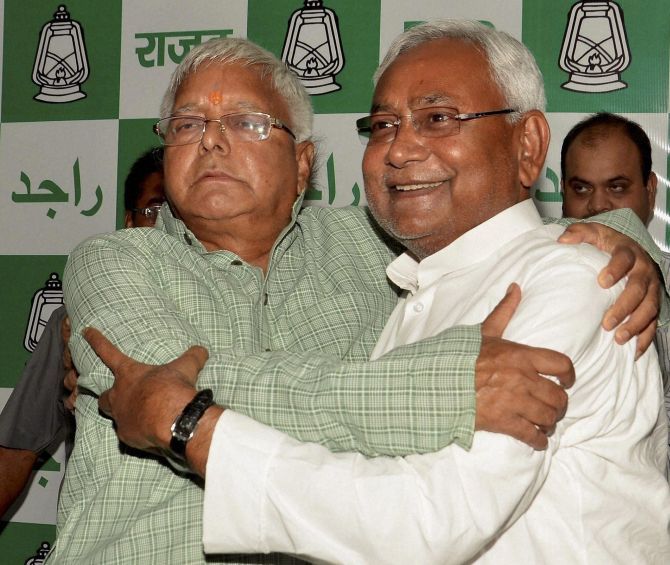 Lalu Yadav and Nitish Kumar