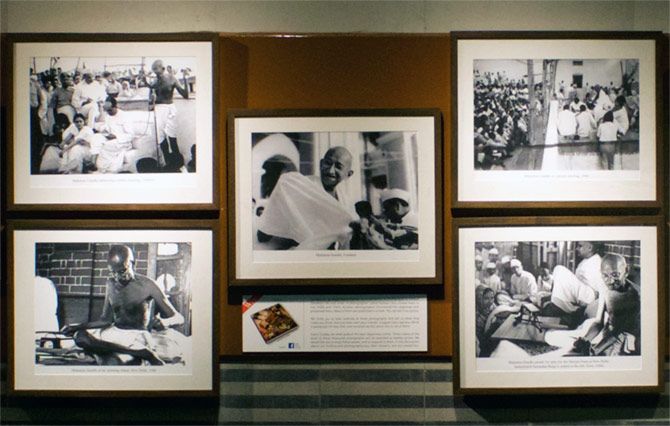 Photos of Gandhiji