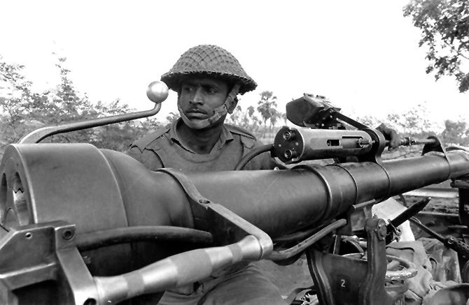 An Indian soldier in the 71 campaign