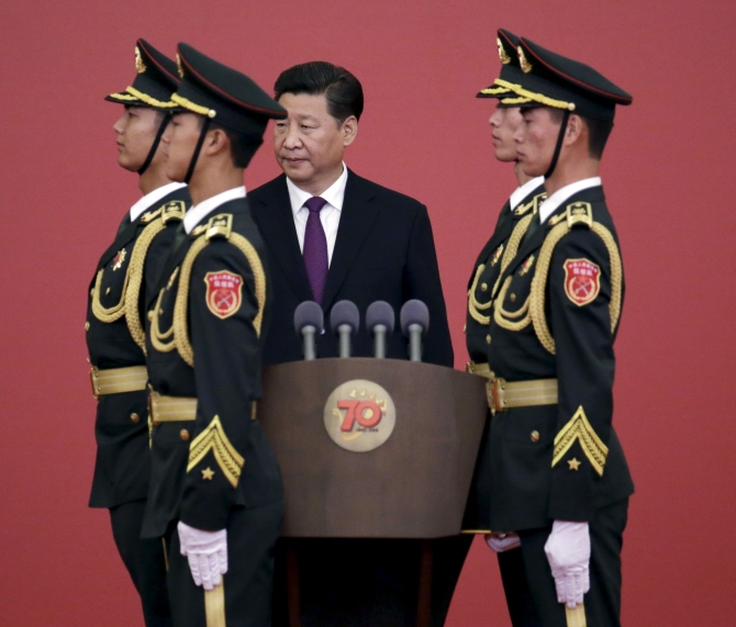 China wants to show off its military power - Rediff.com India News