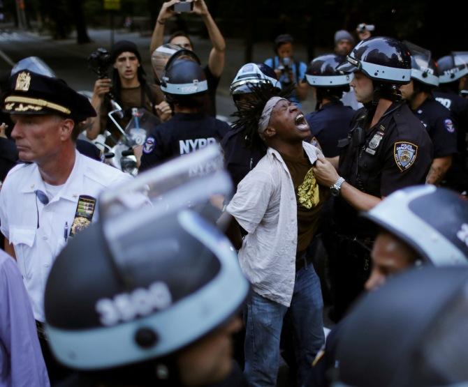 PHOTOS: Protests Erupt In NYC To Decry Police Brutality - Rediff.com ...