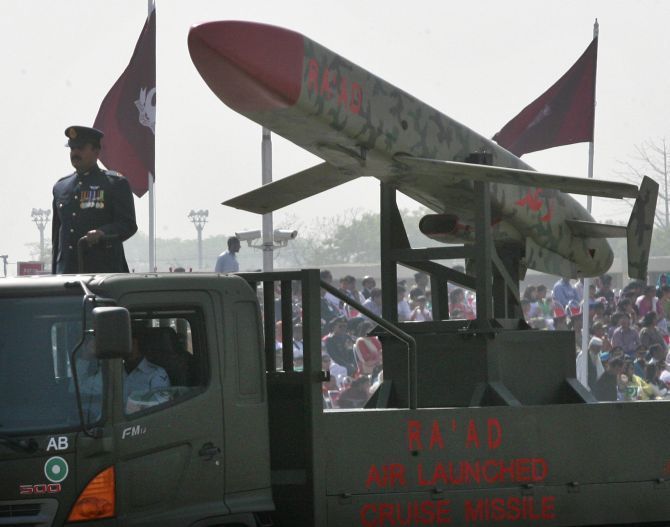 Pakistan has developed nuclear-capable short-range missiles