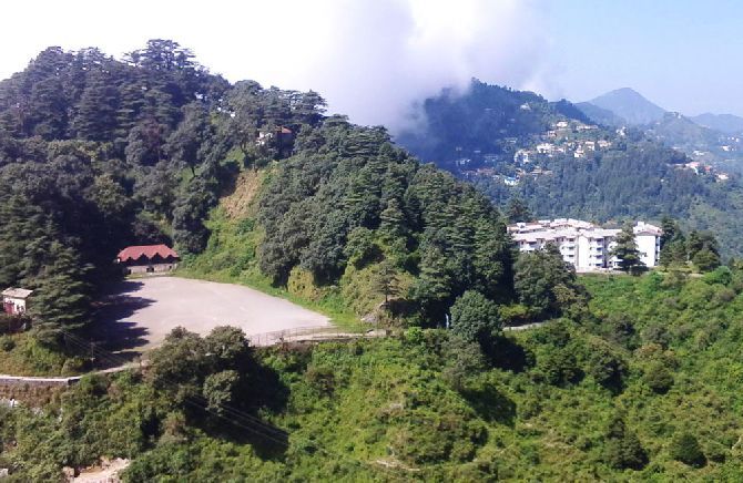 A view of Mussoorie 