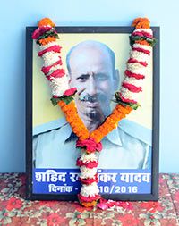 Slain head constable Ramasghankar Yadav, who was due for retirement next February
