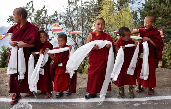 Young monks in Tawang