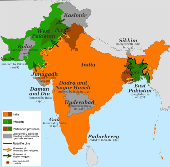 The Radcliffe line: How Pakistan was carved from India