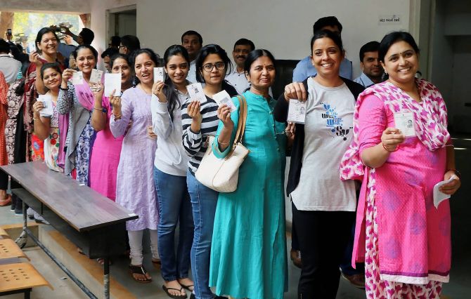 Gujarat Records 687 Turnout In Second Phase Voting India News 6814