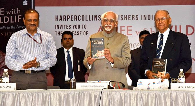 Ranjitsinh's book was launched by Vice President Hamid Ansari