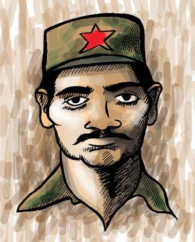 Hidma Madvi, the alleged mastermind of the April 24 attack, in which 25 CRPF jawans were killed inside the Bastar jungles
