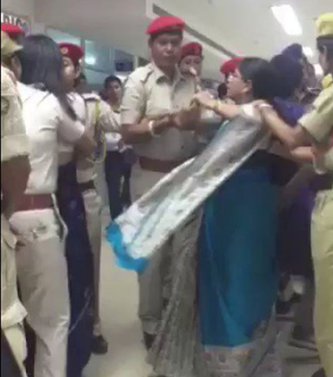 Image result for High Drama At Assam Airport, Trinamool Lawmakers Arrested