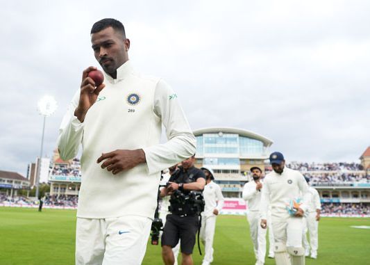 Hardik Pandya took a five-wicket haul in the Trent Bridge Test against England last month