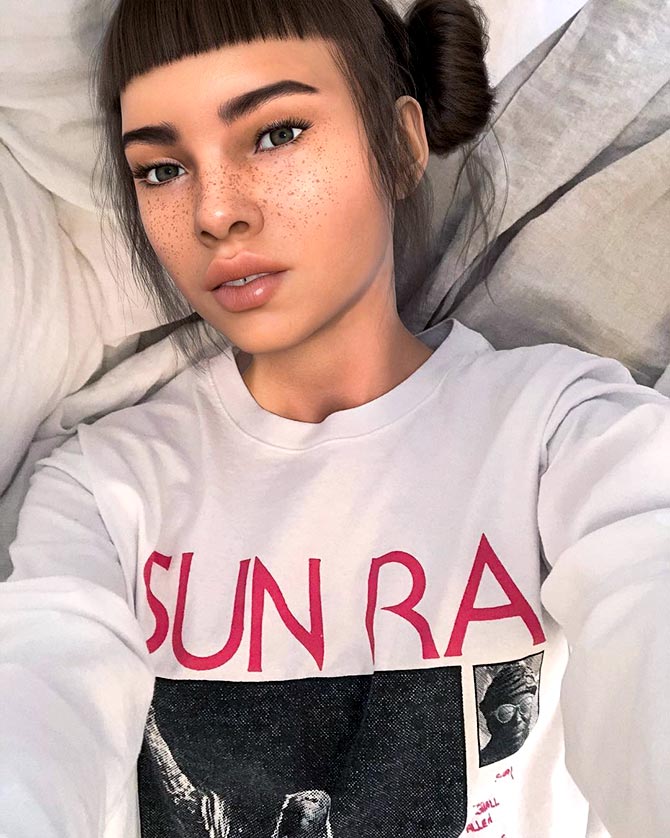 Lil Miquela Instagram Fans Can T Decide If Model Is Real Or A.