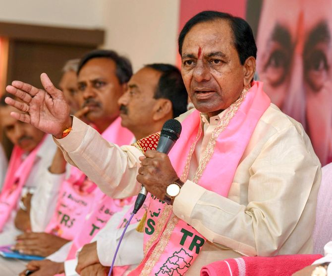 Image result for What's reason for early dissolution of Telangana Assembly & early elections?