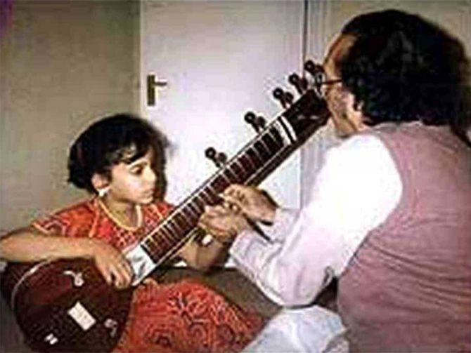 Anoushka and Ravi Shankar