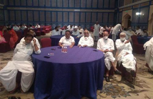 Rajasthan MLAs at the Fairmont hotel in Jaipur