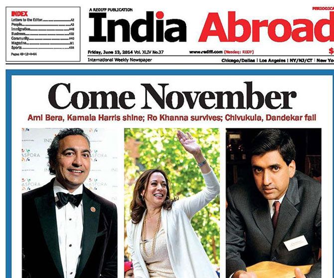 India Abroad, the oldest Indian-American newspaper, which Rediff.com owned from April 2001 to September 2016.