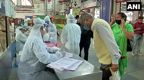 Testing being done at Mumbai Central Railway Station