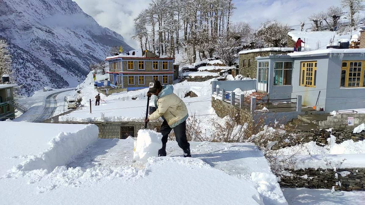 snow at Lahaul and Spiti