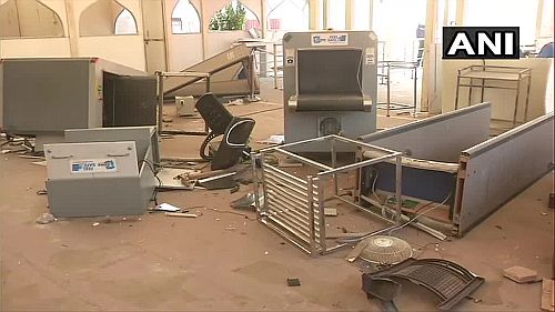 Luggage scanning machines destroyed by vandals inside the Red Fort