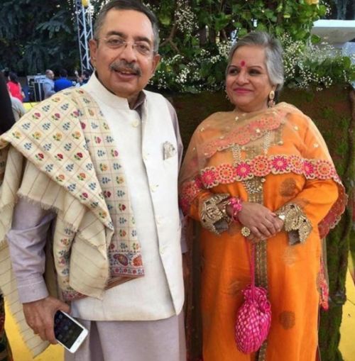Vinod Dua and his wife Padmavati