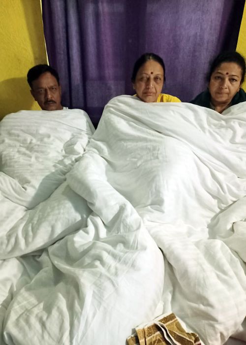A family stranded in Kedarnath