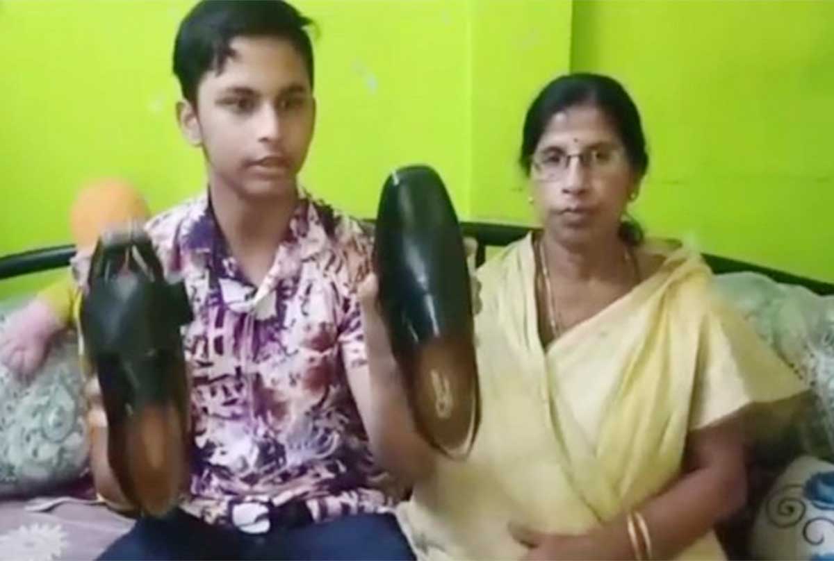 Assam boy designs smart shoe to assist visually impaired