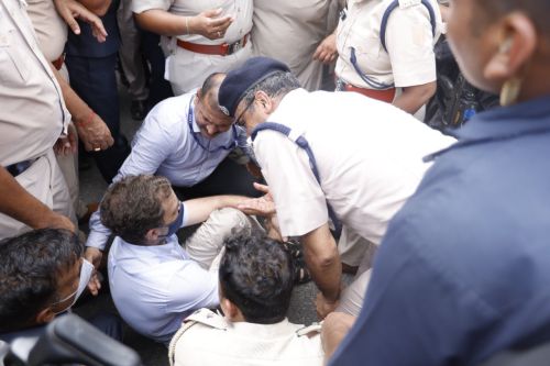 India police state, Modi king, says Rahul; detained - Rediff.com