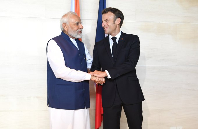 PM with French President Macron