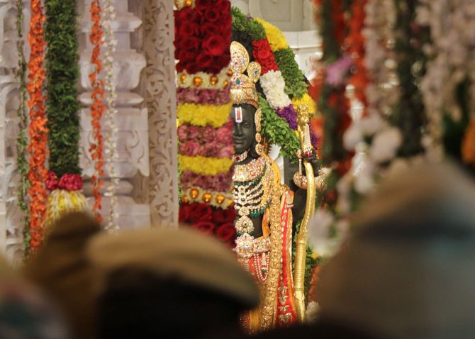 The Ram Lalla Idol in Ayodhya