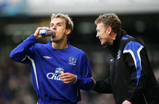 Phil Neville and David Moyes