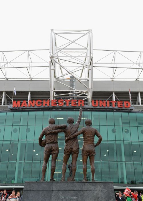 An outside view of the Old Trafford stadium 