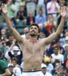 Goran Ivanisevic, after beating Andy Roddick