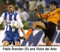 Pablo Brandan (R) and Victor del Amo