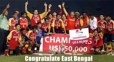 Congratulate East Bengal