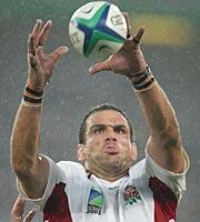 Intense: England captain Martin Johnson