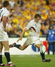 The finishing touch: Wilkinson scoring the winning goal against Australia