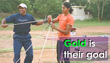Gold is their goal