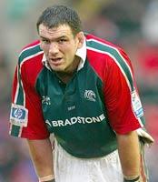 Giant among rugby players: Martin Johnson