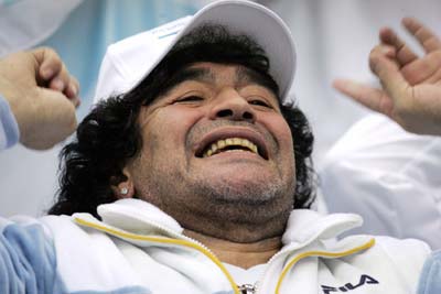 Diego Maradona in Moscow