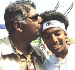 Vijay (left) and Prakash Amritraj