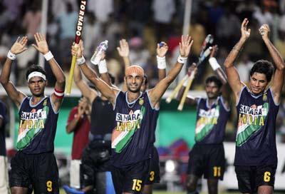 The triumphant Indian hockey team