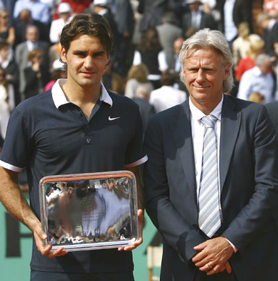 Roger Federer and Bjorn Borg