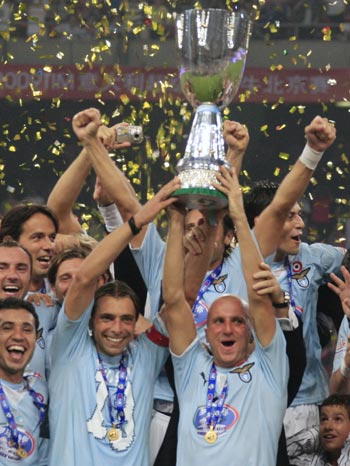 lazio win italian super cup