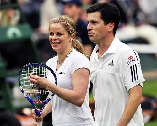 Tim Henman and Kim Clijsters