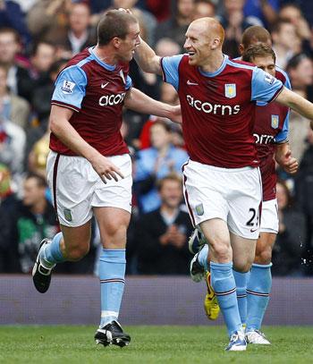 Richard Dunne and James Collins