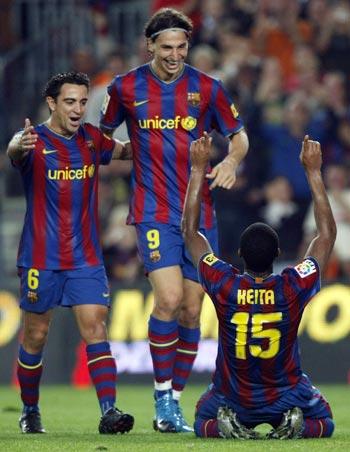 Xavi, Zlatan and Keita